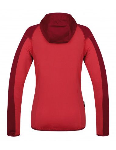 Ladies active sweatshirt ODDA rouge red/cherries jubilee II