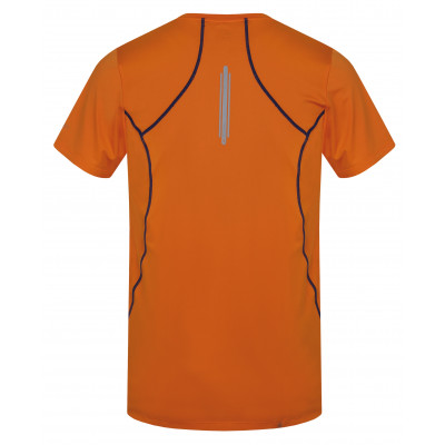 Mens active short sleeve T-shirt PACABA flame orange (blue) 2