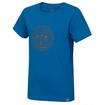 Kids short sleeve T-shirt PIETRUS JR blue jewel