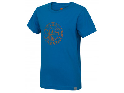 Kids short sleeve T-shirt PIETRUS JR blue jewel