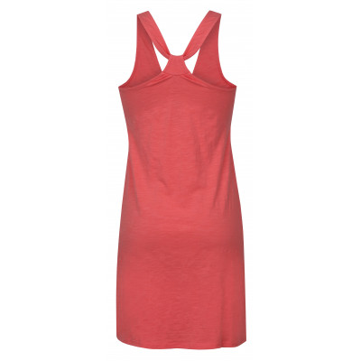 Ladies city dress RANA salmon rose 2