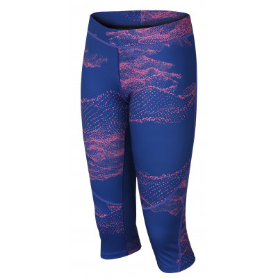 Ladies active 3/4 pants RELAY blue quartz