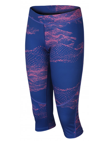 Ladies active 3/4 pants RELAY blue quartz