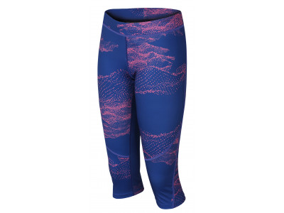 Ladies active 3/4 pants RELAY blue quartz