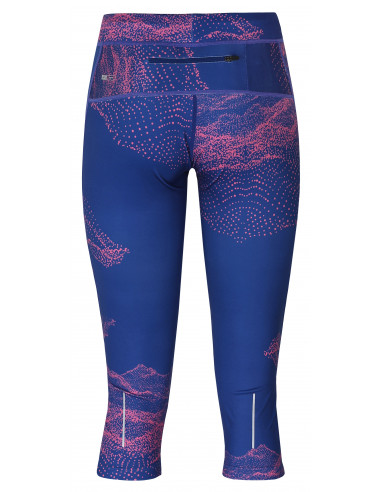 Ladies active 3/4 pants RELAY blue quartz
