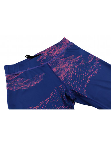 Ladies active 3/4 pants RELAY blue quartz