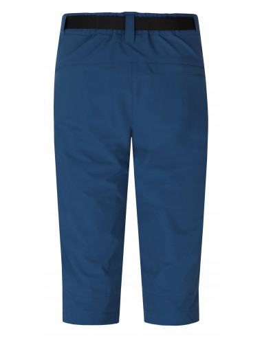 Ladies mountain and trekking 3/4 pants ROW moroccan blue