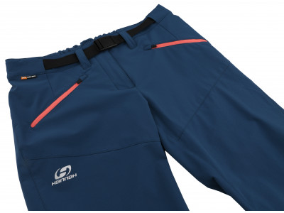 Ladies mountain and trekking 3/4 pants ROW moroccan blue