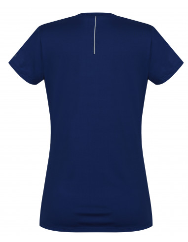 Ladies active short sleeve T-shirt SAFFI blue quartz
