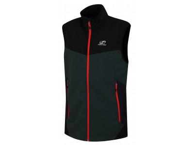 Mens mountain and trekking vest SAUL green gables/anthracite