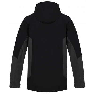 Mens mountain and trekking jacket SELBY LITE anthracite/dark gray mel 2