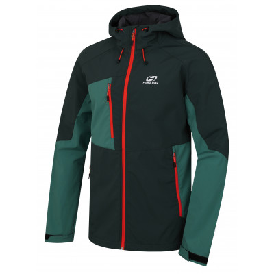 Mens mountain and trekking jacket SELBY LITE green gables/fir