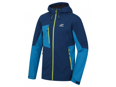 Mens mountain and trekking jacket SELBY LITE moroccan blue/blue jewel