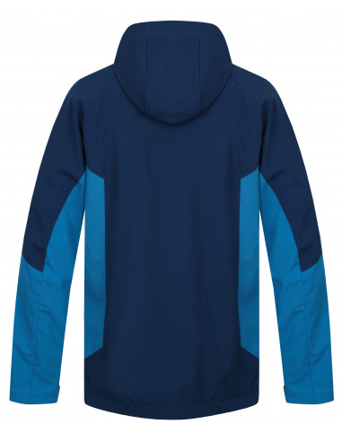 Mens mountain and trekking jacket SELBY LITE moroccan blue/blue jewel