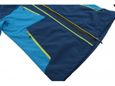 Mens mountain and trekking jacket SELBY LITE moroccan blue/blue jewel