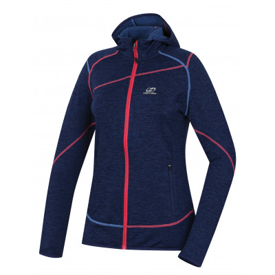 Ladies mountain and trekking sweatshirt SIDRAblue quartz mel