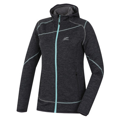 Ladies mountain and trekking sweatshirt SIDRA light gray mel