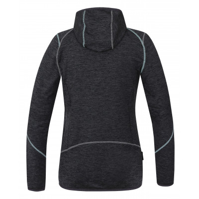 Ladies mountain and trekking sweatshirt SIDRA light gray mel 2