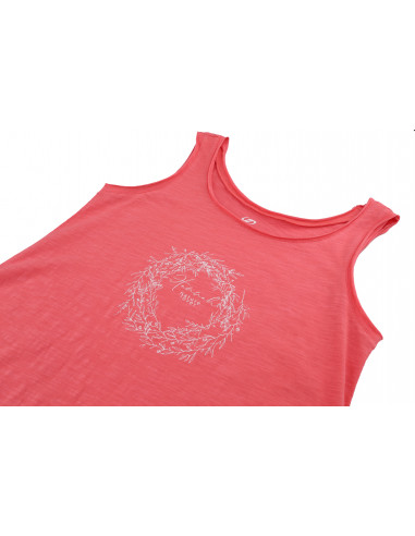 Ladies singlet SIVIUS salmon rose