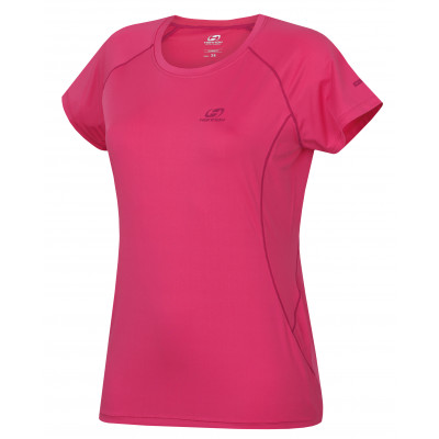 Ladies active short sleeve T-shirt SPEEDLORA carmine rose