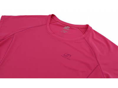 Ladies active short sleeve T-shirt SPEEDLORA carmine rose