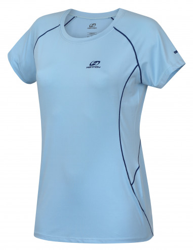 Ladies active short sleeve T-shirt SPEEDLORA cool blue
