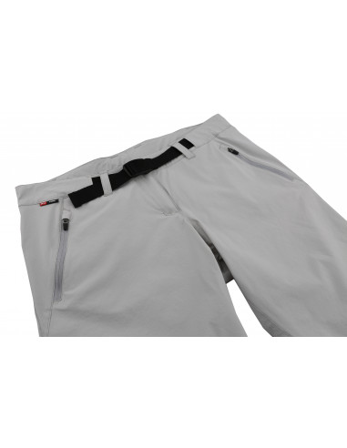 Ladies mountain and trekking shorts TAI gray violet