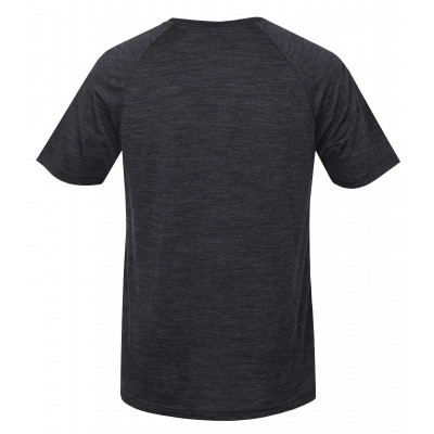 Mens mountain and trekking short sleeve T-shirt TARBEN dark gray 2