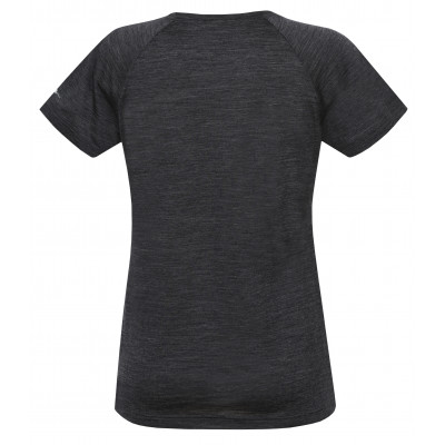 Ladies mountain and trekking short sleeve T-shirt VICKY dark gray 2