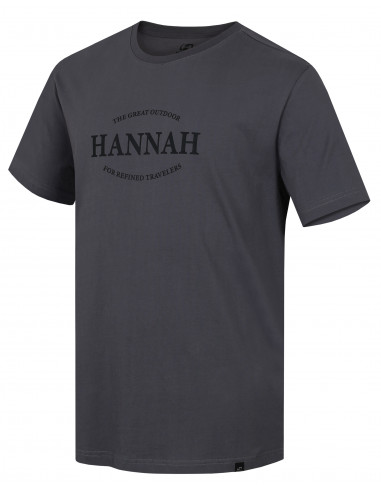 Mens city short sleeve T-shirt WALDORF steel gray