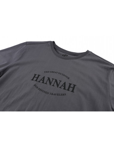 Mens city short sleeve T-shirt WALDORF steel gray