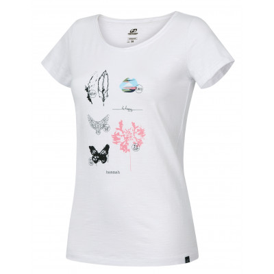 Ladies city short sleeve T-shirt KARMELA bright white II