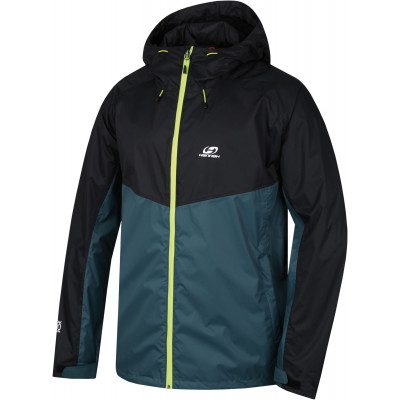 Mens mountain and trekking jacket FELDER anthracite/atlantic deep