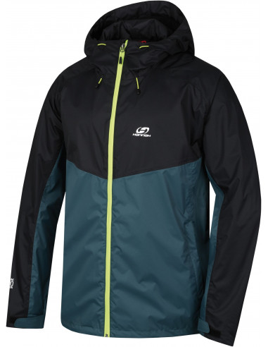 Mens mountain and trekking jacket FELDER anthracite/atlantic deep