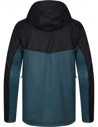 Mens mountain and trekking jacket FELDER anthracite/atlantic deep