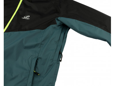 Mens mountain and trekking jacket FELDER anthracite/atlantic deep