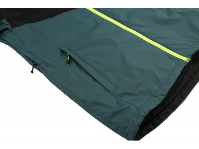 Mens mountain and trekking jacket FELDER anthracite/atlantic deep