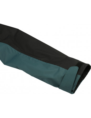 Mens mountain and trekking jacket FELDER anthracite/atlantic deep