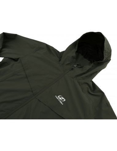 Mens mountain and trekking jacket DARNELL (2019) thyme