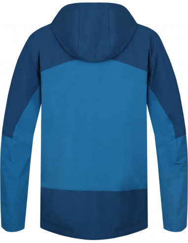 Mens mountain and trekking jacket SAWNEY MAN turkish tile/moroccan blue II