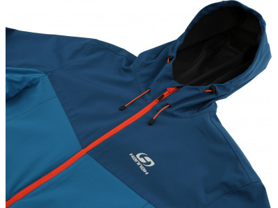 Mens mountain and trekking jacket SAWNEY MAN turkish tile/moroccan blue II