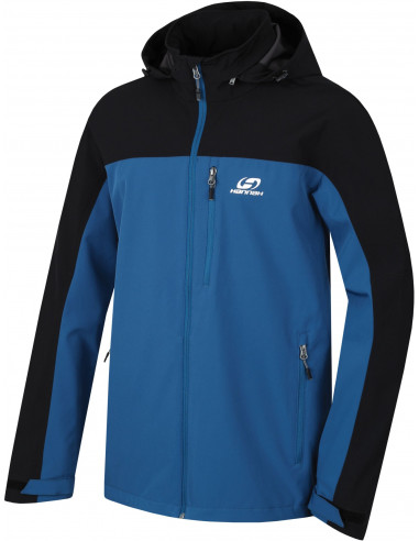 Vīriešu pārgājienu jaka BROLIN LITE JACKET antracīts/marokas zils