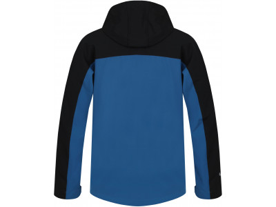 Mens mountain and trekking jacket BROLIN LITE JACKET anthracite/moroccan blue