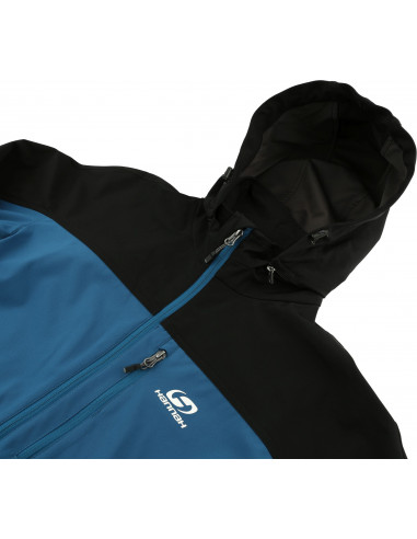 Vīriešu pārgājienu jaka BROLIN LITE JACKET antracīts/marokas zils