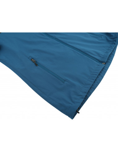 Vīriešu pārgājienu jaka BROLIN LITE JACKET antracīts/marokas zils