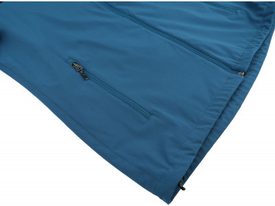 Mens mountain and trekking jacket BROLIN LITE JACKET anthracite/moroccan blue