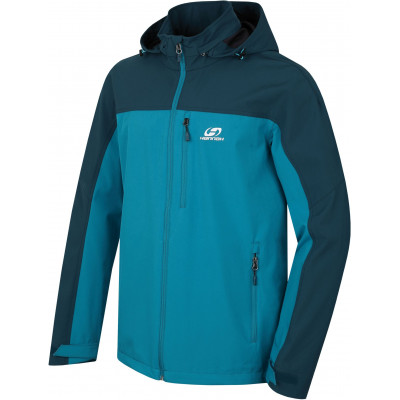 Mens mountain and trekking jacket BROLIN LITE atlantic deep/enamel blue