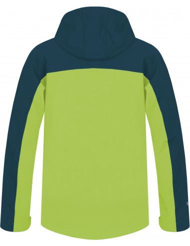 Mens mountain and trekking jacket BROLIN LITE atlantic deep/greenery