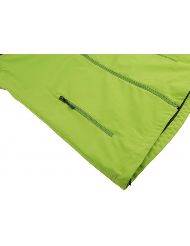 Mens mountain and trekking jacket BROLIN LITE atlantic deep/greenery