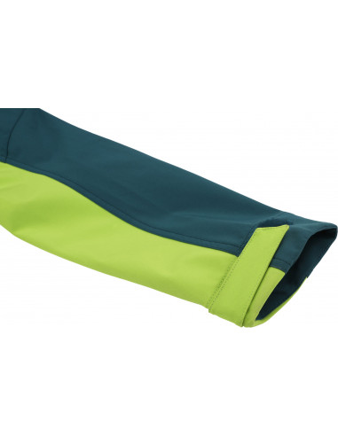 Mens mountain and trekking jacket BROLIN LITE atlantic deep/greenery